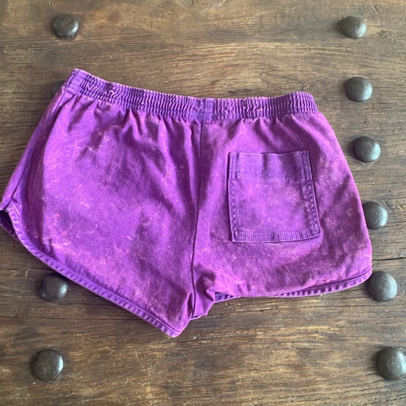American Apparel | Shorts | American Apperal Purple Tie Dye High Waist ...